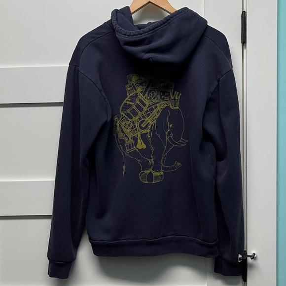 Lumineers Navy Blue Zip-Up Hoodie size XL - Picture 4 of 5